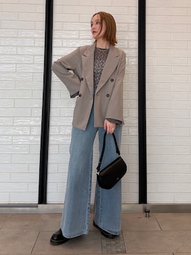 藤井さん（レディース・167cm）の春コーディネート