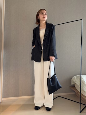 藤井さん(レディース・167cm)の秋コーディネート