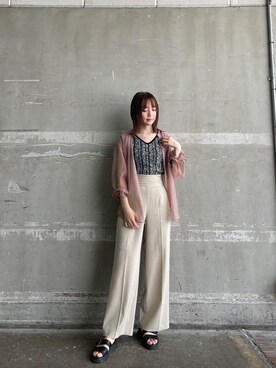 藤井さん（レディース・166cm）の夏コーディネート