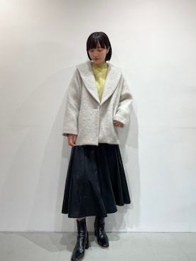 「LAGUNAMOON（ラグナムーン）のアイテム（その他アウター）」を使った、藤井さん（レディース・166cm）の夏コーディネート