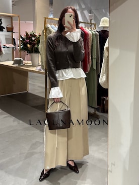 「アイテム（その他シューズ）」を使った、藤井さん（レディース・167cm）の秋コーディネート