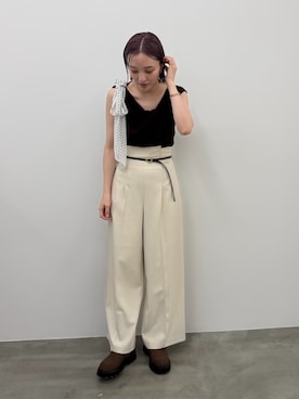 藤井さん(レディース・167cm)の夏コーディネート