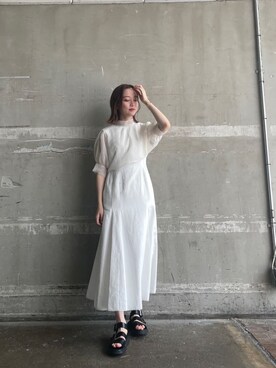 藤井さん（レディース・166cm）の夏コーディネート