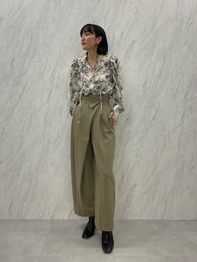 藤井さん(レディース・166cm)の夏コーディネート