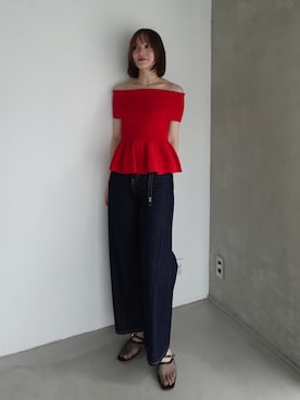 藤井さん(レディース・167cm)の夏コーディネート