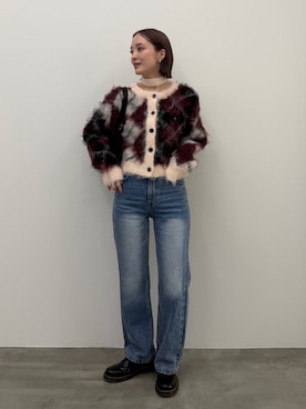 「LAGUNAMOON（ラグナムーン）のアイテム」を使った、藤井さん（レディース・167cm）の秋コーディネート