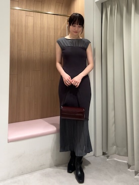 藤井さん(レディース・166cm)の秋コーディネート