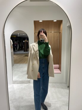 藤井さん(レディース・166cm)の春コーディネート