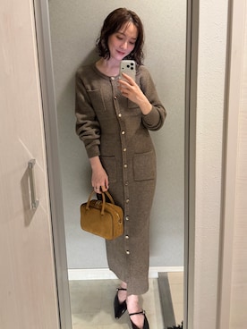 「アイテム（その他シューズ）」を使った、藤井さん（レディース・167cm）の秋コーディネート