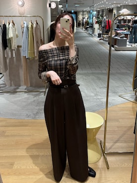 藤井さん（レディース・167cm）の秋コーディネート