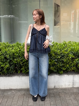 藤井さん(レディース・167cm)の夏コーディネート