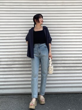 藤井さん(レディース・166cm)の春コーディネート