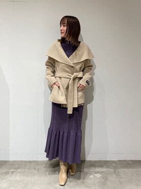 藤井さん(レディース・166cm)の秋コーディネート