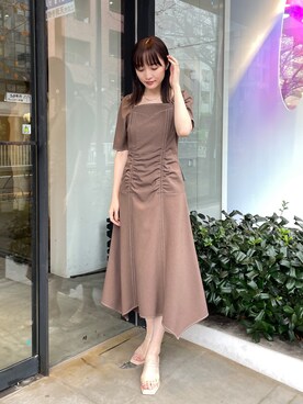 藤井さん(レディース・166cm)の冬コーディネート