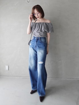 藤井さん（レディース・167cm）の夏コーディネート
