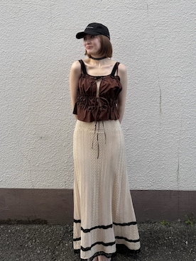 藤井さん(レディース・167cm)の春コーディネート