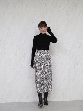 藤井さん(レディース・166cm)の冬コーディネート