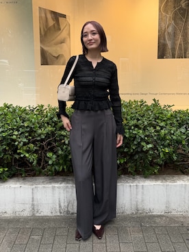 藤井さん(レディース・167cm)の夏コーディネート