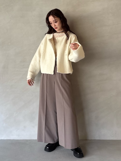 セール】イージーケアワイドフレアパンツ(その他パンツ)|LAGUNAMOON セール】イージーケアワイドフレアパンツ(その他パンツ)|LAGUNAMOON