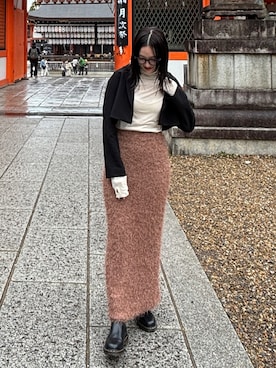 藤井さん（レディース・166cm）の冬コーディネート