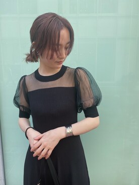 「アイテム（サンダル、その他）」を使った、藤井さん（レディース・166cm）の春コーディネート