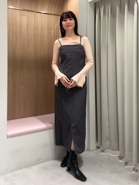 藤井さん（レディース・166cm）の秋コーディネート