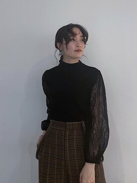 藤井さん（レディース・166cm）の秋コーディネート