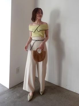 藤井さん(レディース・167cm)の夏コーディネート