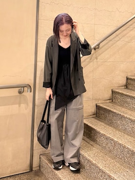 藤井さん(レディース・167cm)の夏コーディネート