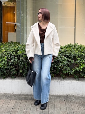 藤井さん(レディース・167cm)の秋コーディネート