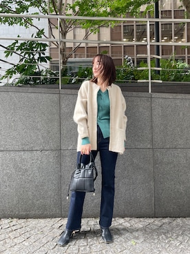 藤井さん(レディース・166cm)の秋コーディネート