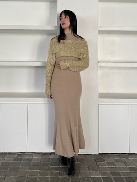 「LAGUNAMOON」｜藤井さん（レディース・166cm）の秋コーディネート