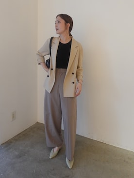 藤井さん(レディース・167cm)の夏コーディネート