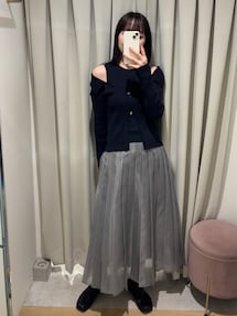 セール】カラーデザインニットアンサンブル（アンサンブル