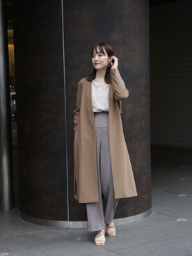 藤井さん(レディース・166cm)の冬コーディネート