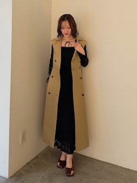 藤井さん（レディース・167cm）の冬コーディネート