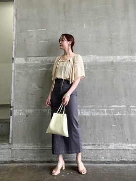 藤井さん(レディース・166cm)の夏コーディネート