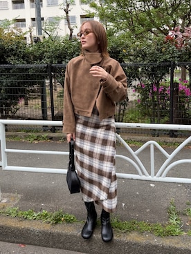 藤井さん(レディース・167cm)の夏コーディネート