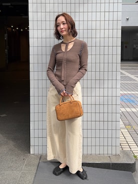 藤井さん(レディース・167cm)の冬コーディネート