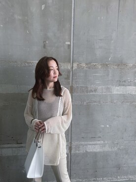 藤井さん（レディース・166cm）の春コーディネート