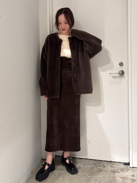 藤井さん(レディース・167cm)の秋コーディネート