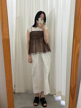 藤井さん（レディース・166cm）の冬コーディネート