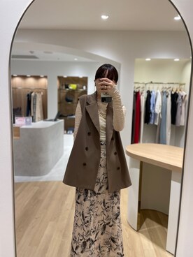 藤井さん（レディース・166cm）の春コーディネート