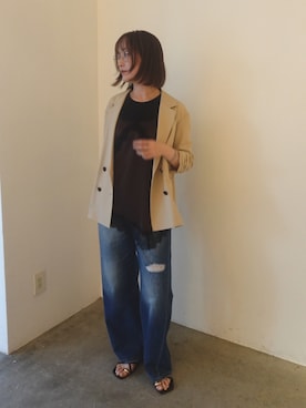 藤井さん（レディース・167cm）の夏コーディネート