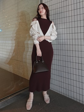 藤井さん(レディース・167cm)の秋コーディネート