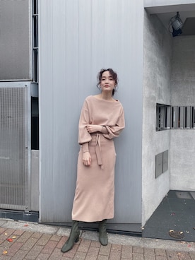 藤井さん（レディース・166cm）の秋コーディネート