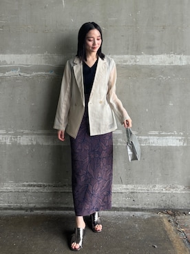 藤井さん（レディース・166cm）の春コーディネート