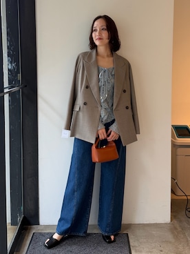 藤井さん（レディース・167cm）の冬コーディネート