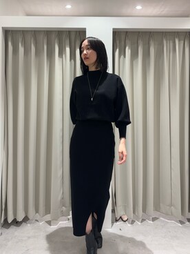 藤井さん(レディース・166cm)の秋コーディネート