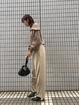 藤井さん(レディース・166cm)の秋コーディネート